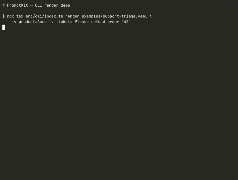PromptKit demo